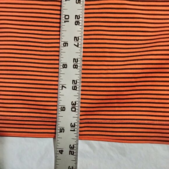 Nike Men's Dri-FIT Victory Striped Golf Polo Shirt FZ5647 809 Orange Black XL - Picture 3 of 6